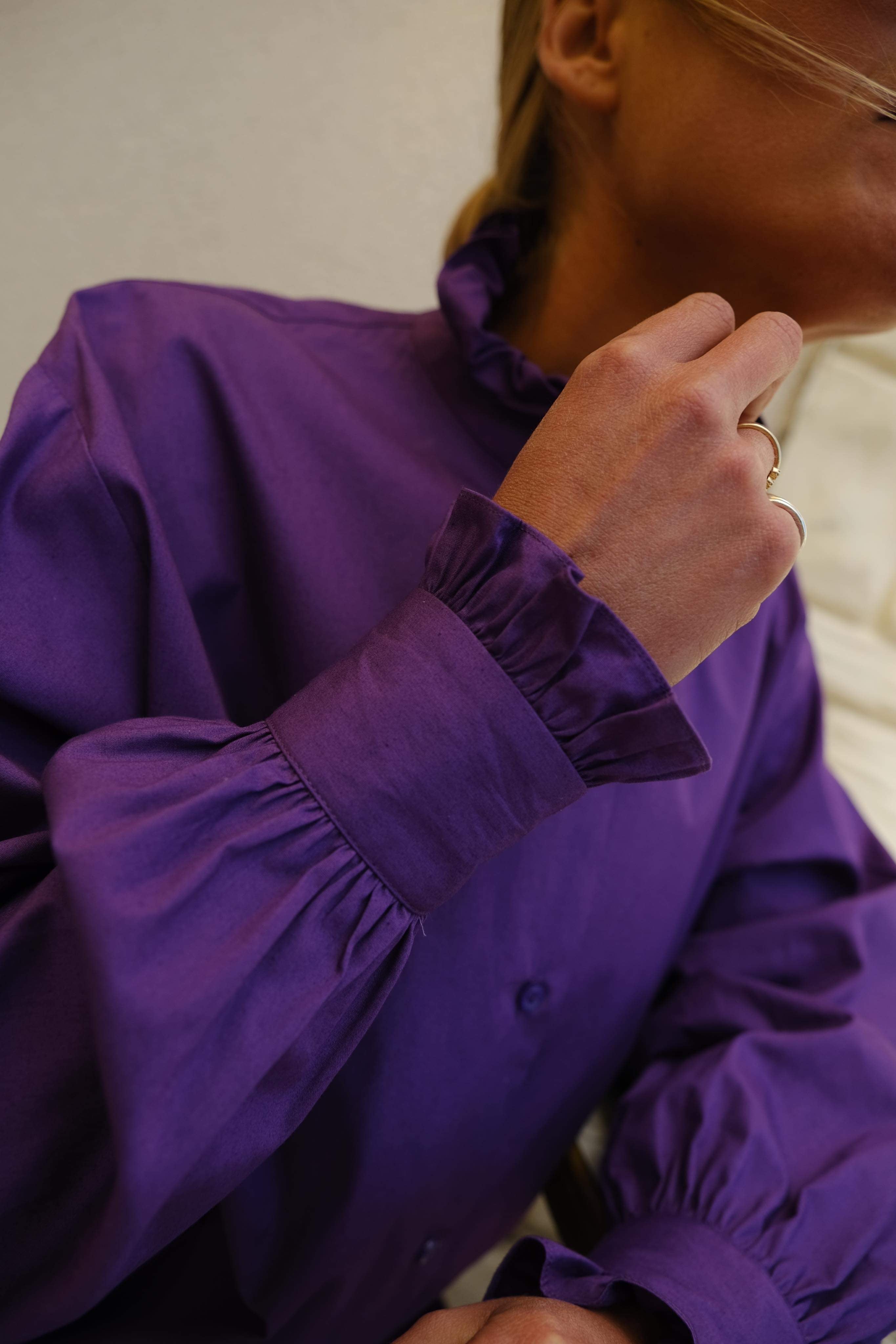 Blouse GARANCE purple