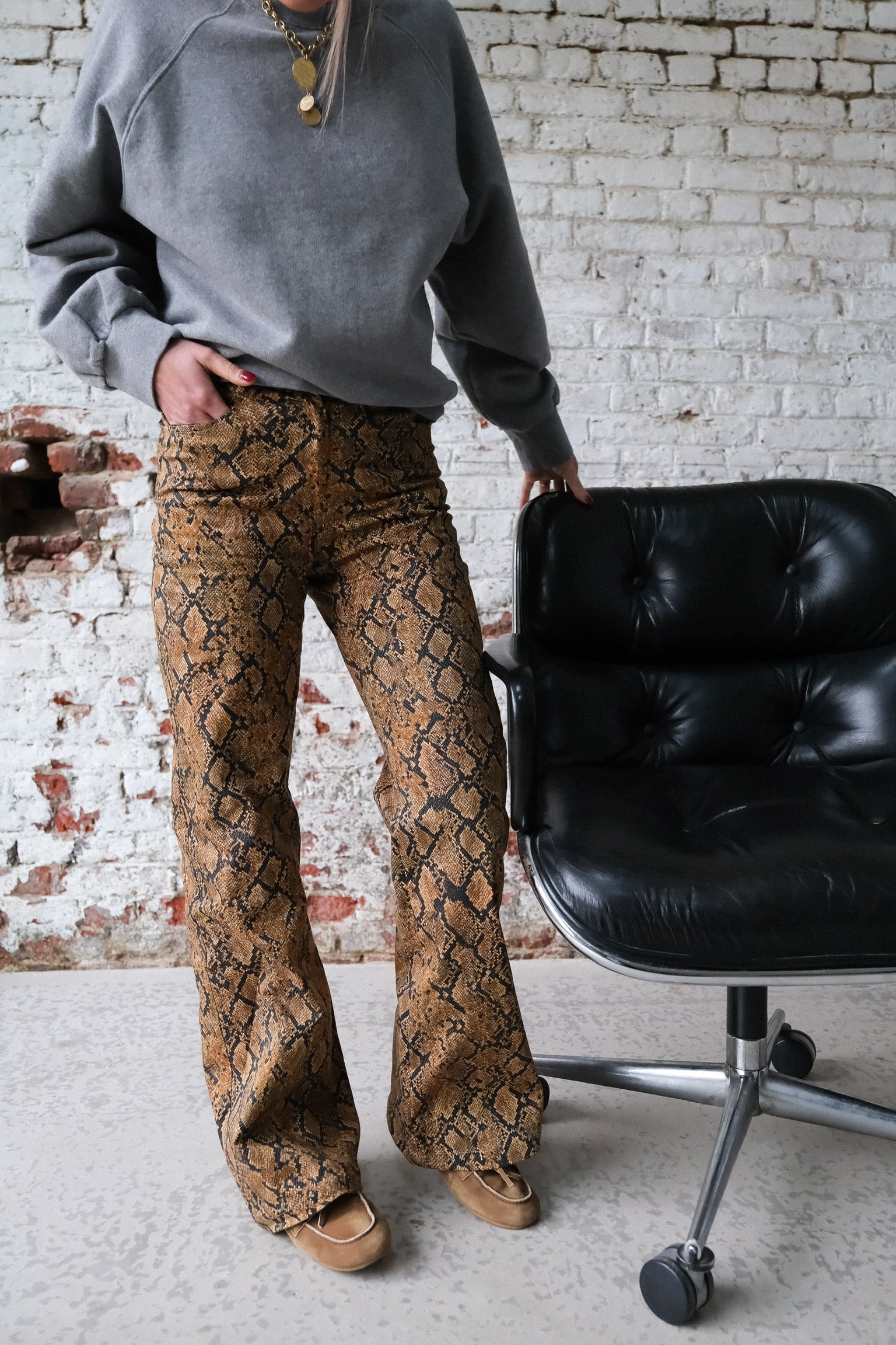 Pantalon VICTOR python