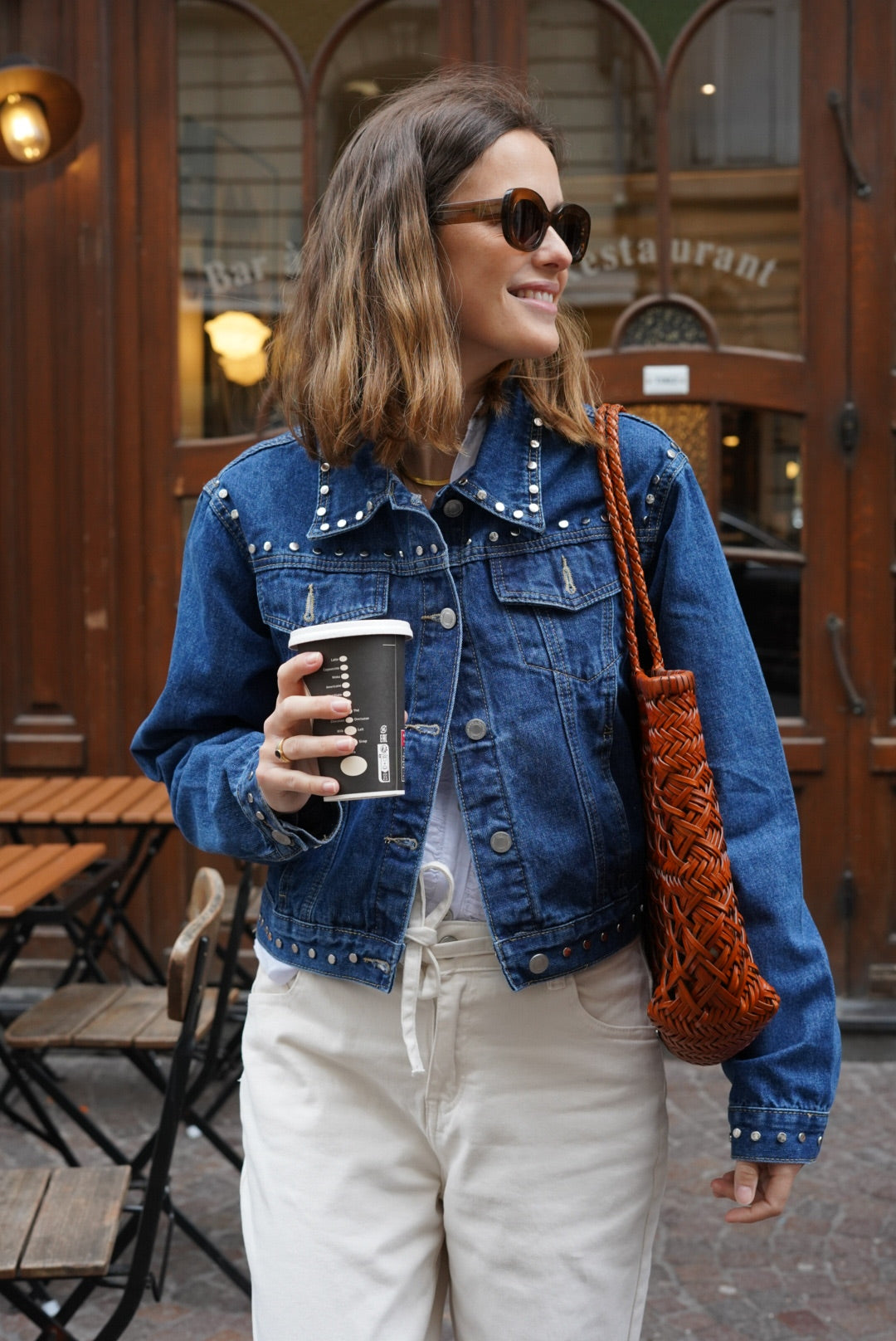 Veste Thelma denim bleu