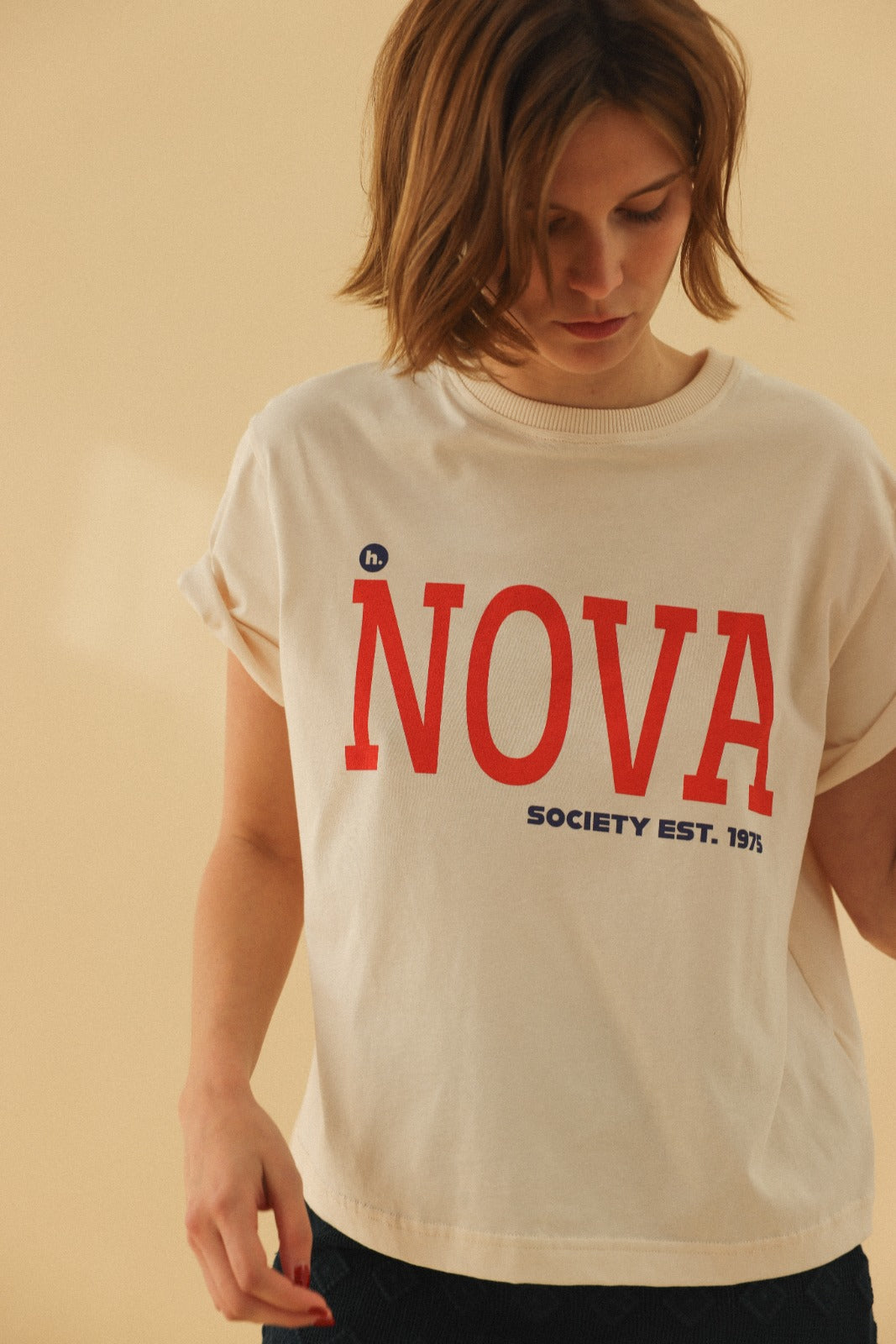FLORENT NOVA ecru t-shirt