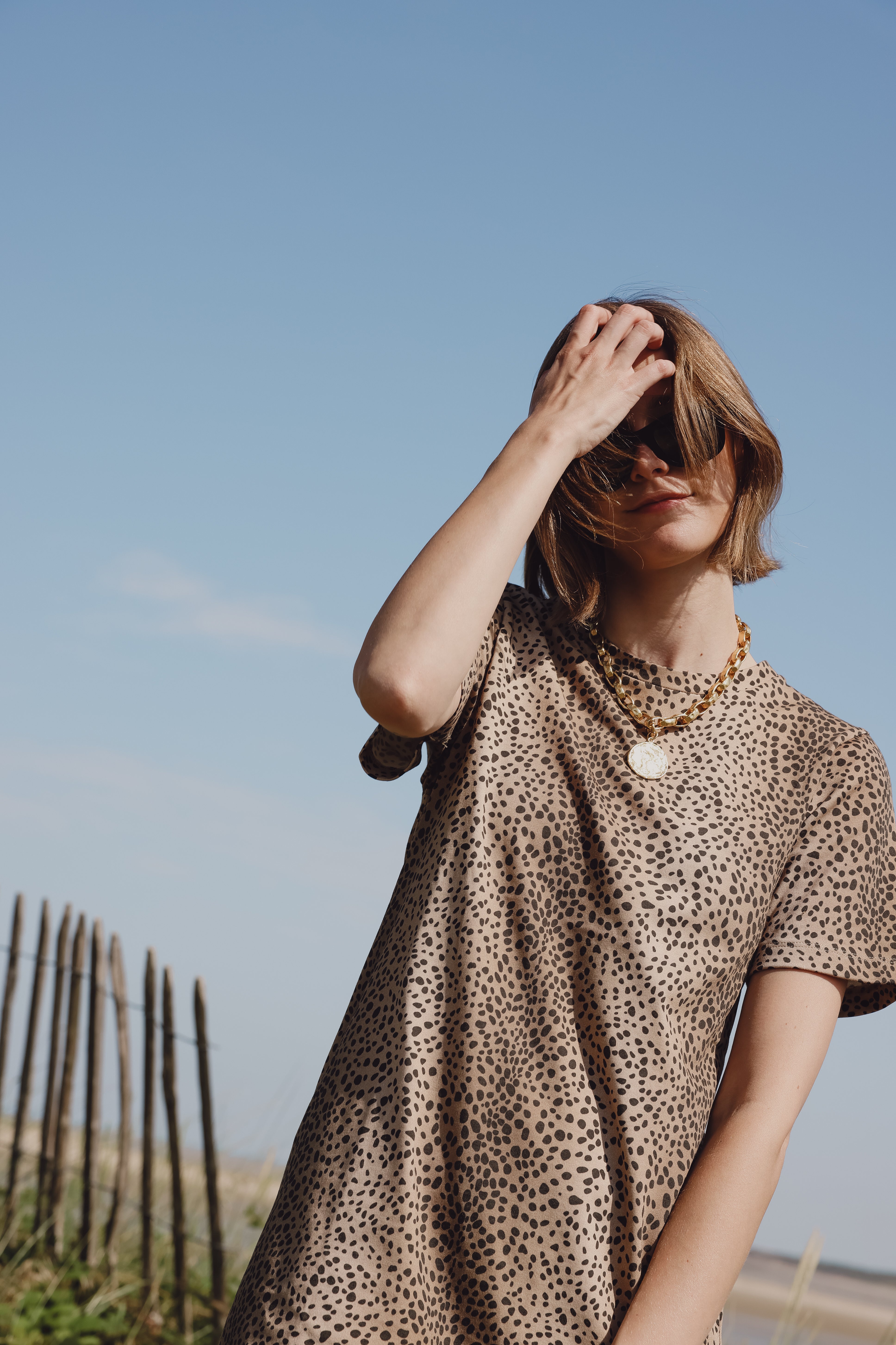 CAMILLE cheetah dress