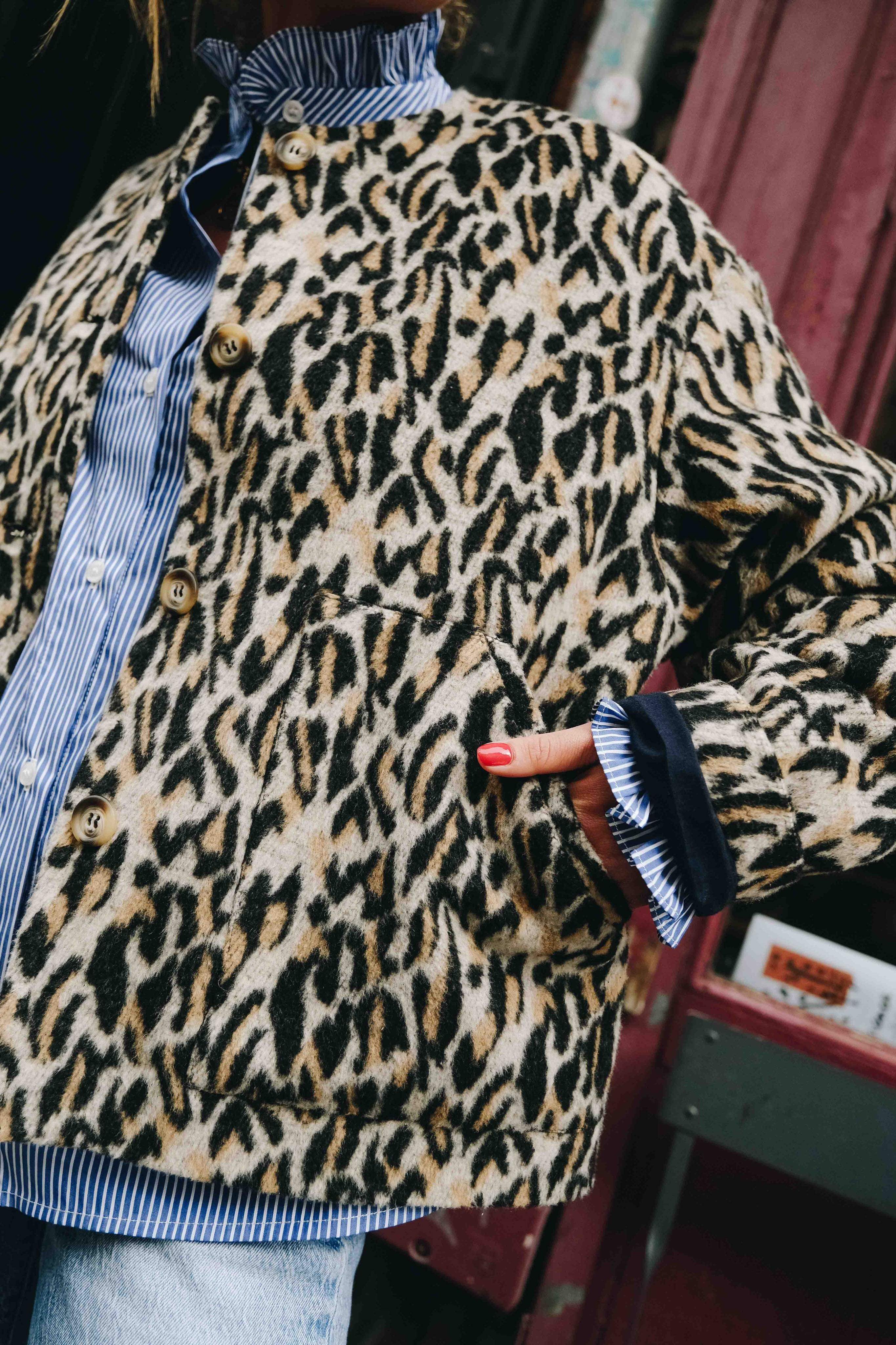 Veste ISAURE léopard