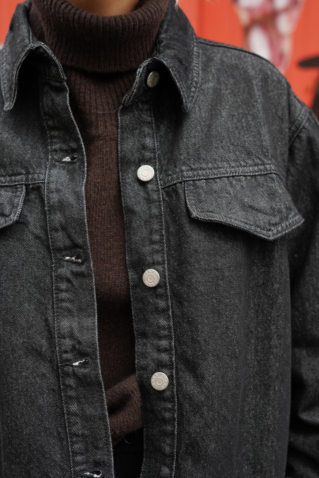 Surchemise Daphné denim noir