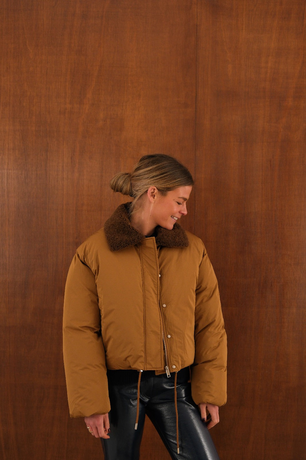 Doudoune Anaïs camel