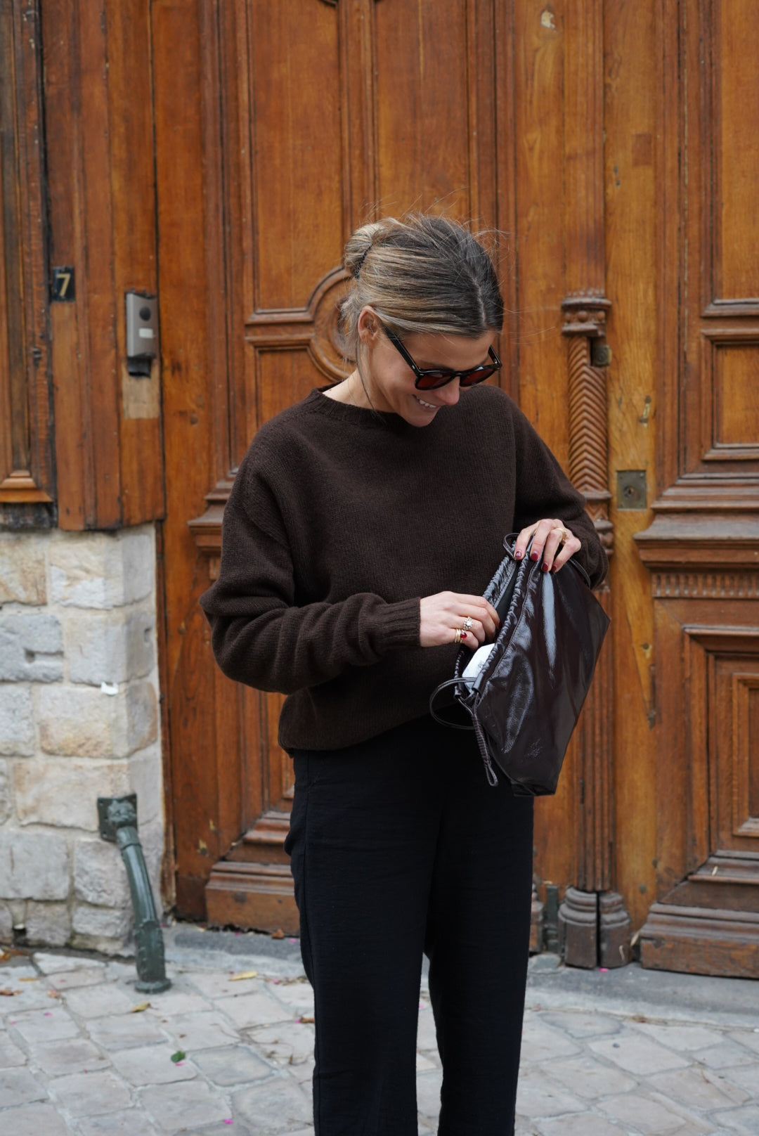 Pull Adrien chocolat