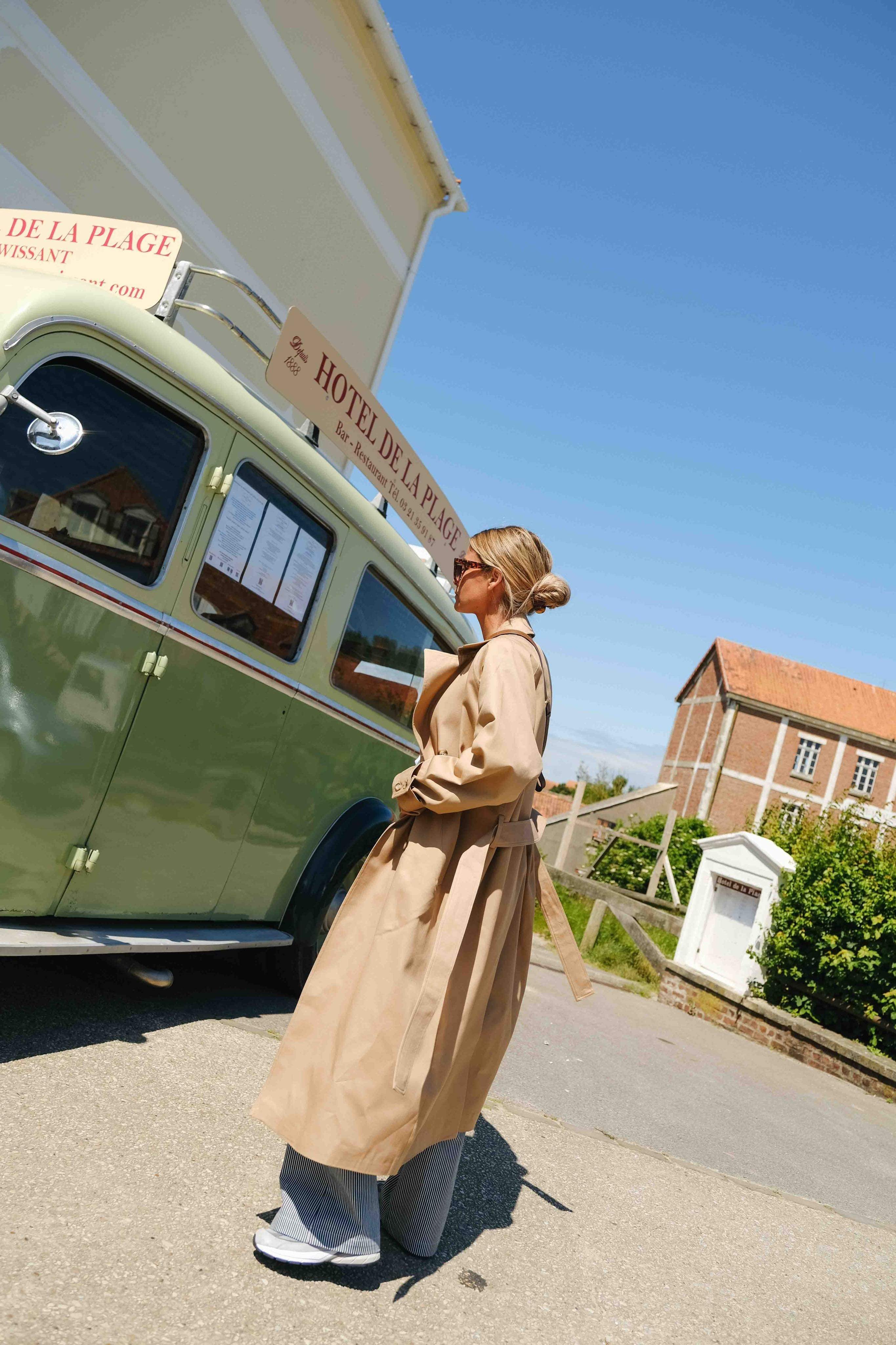 Trench PAUL beige/léopard