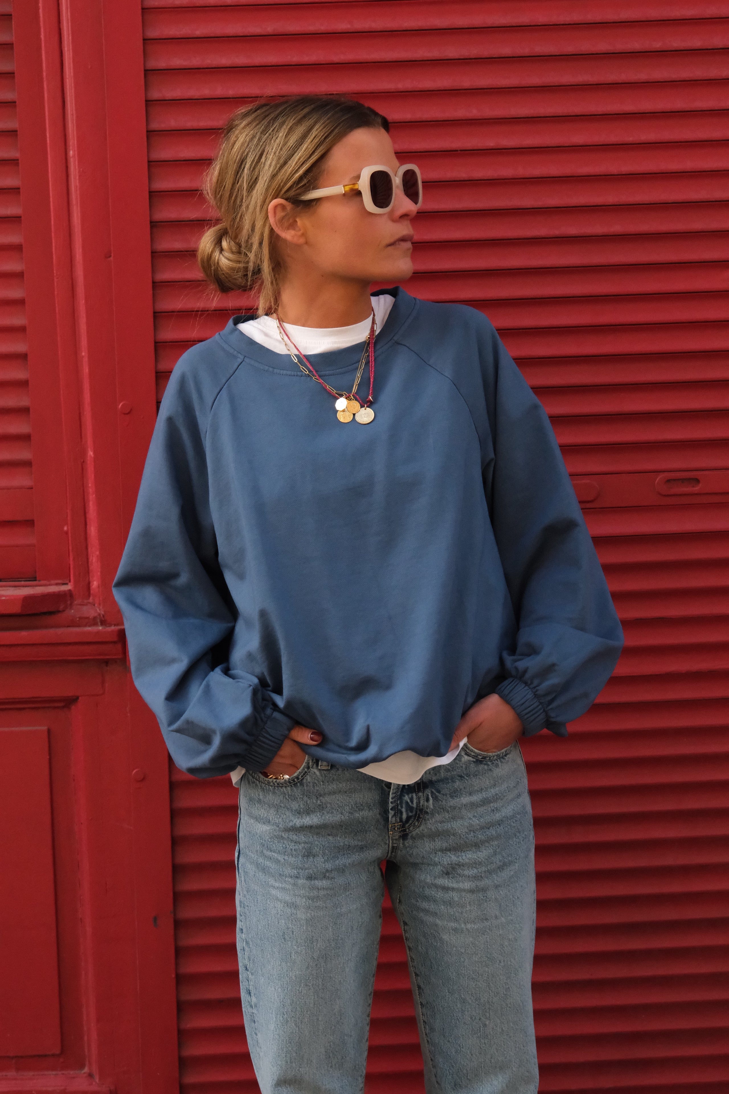 Arthus blue sweatshirt
