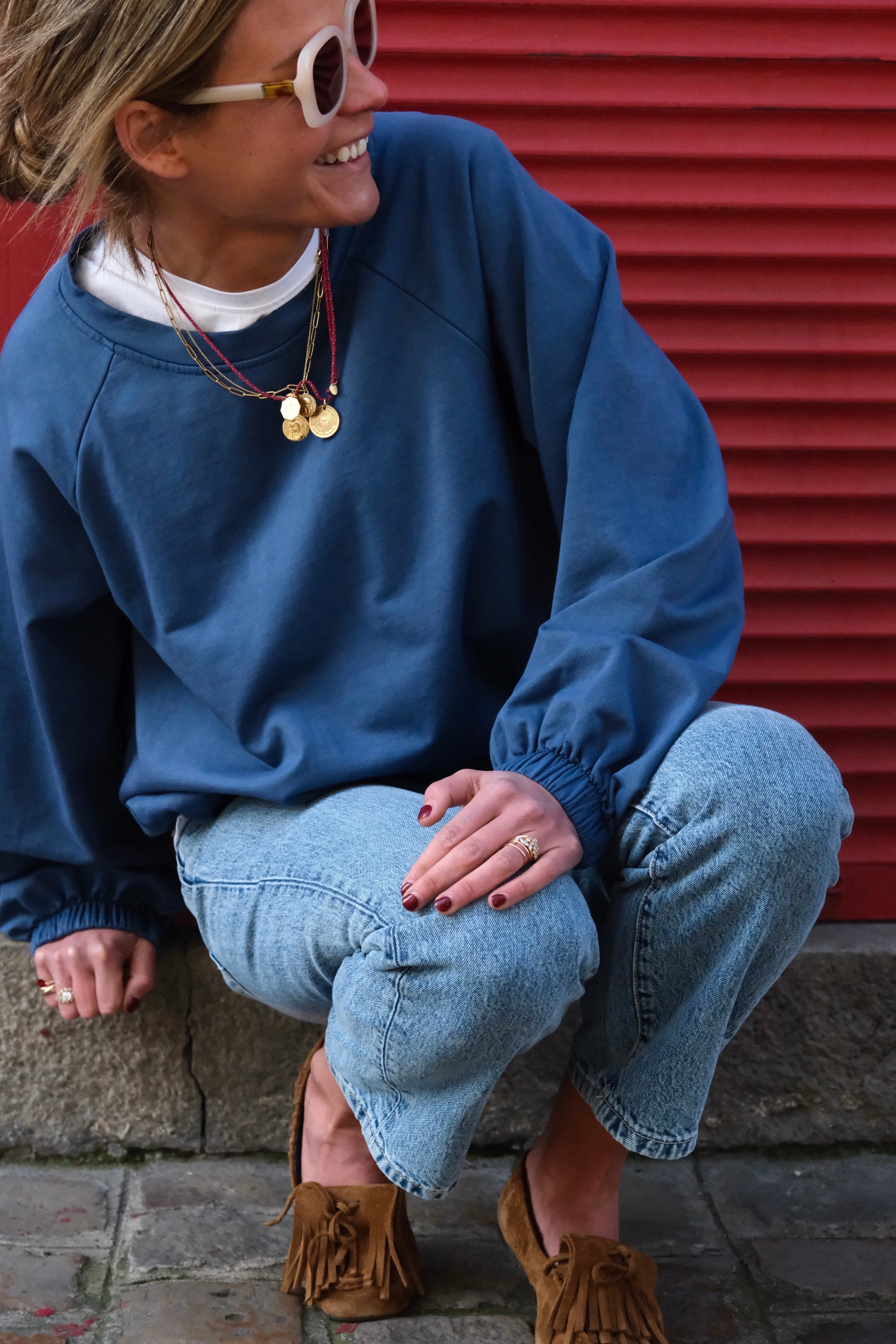 Arthus blue sweatshirt