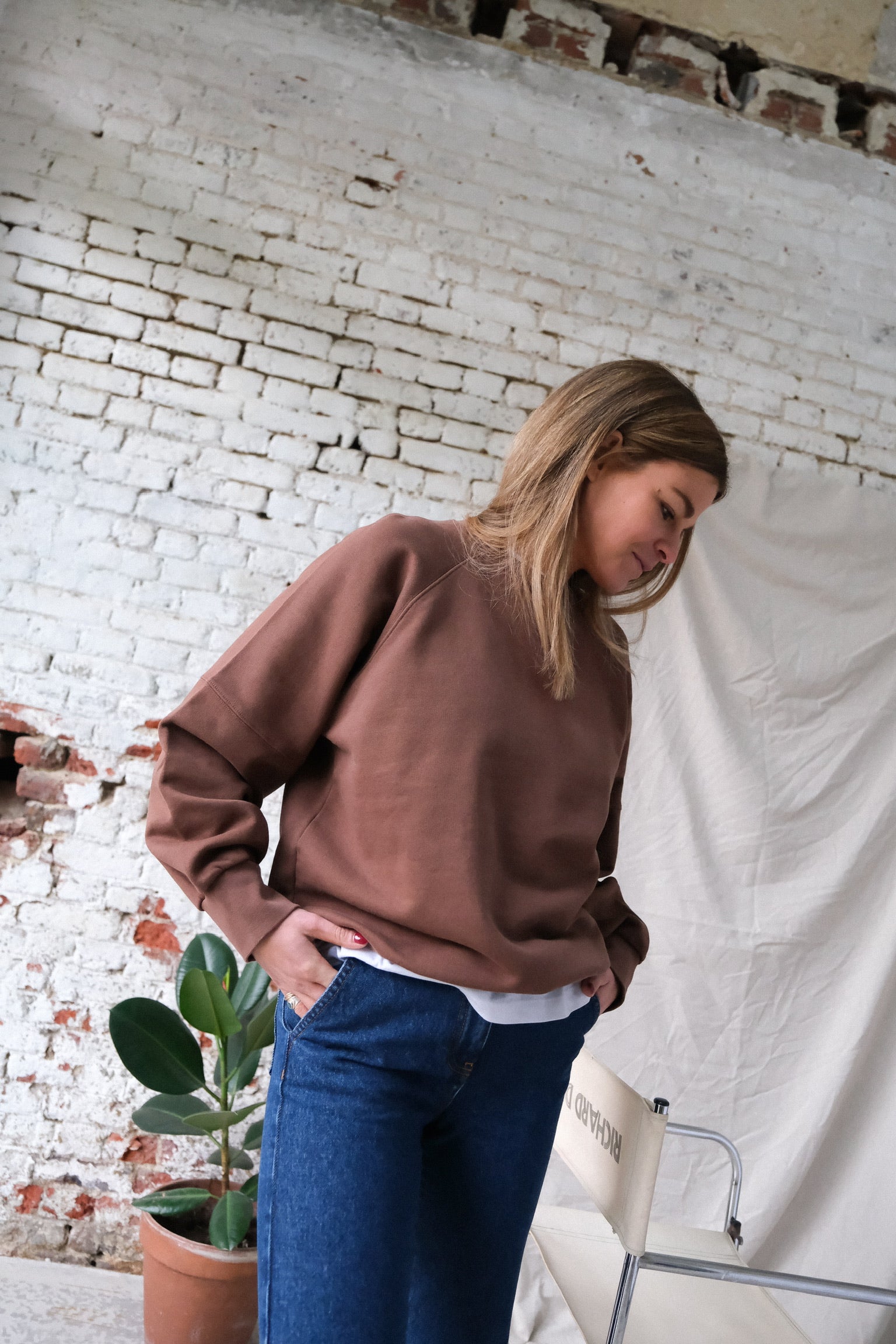 Sweat JOSEPH chocolat