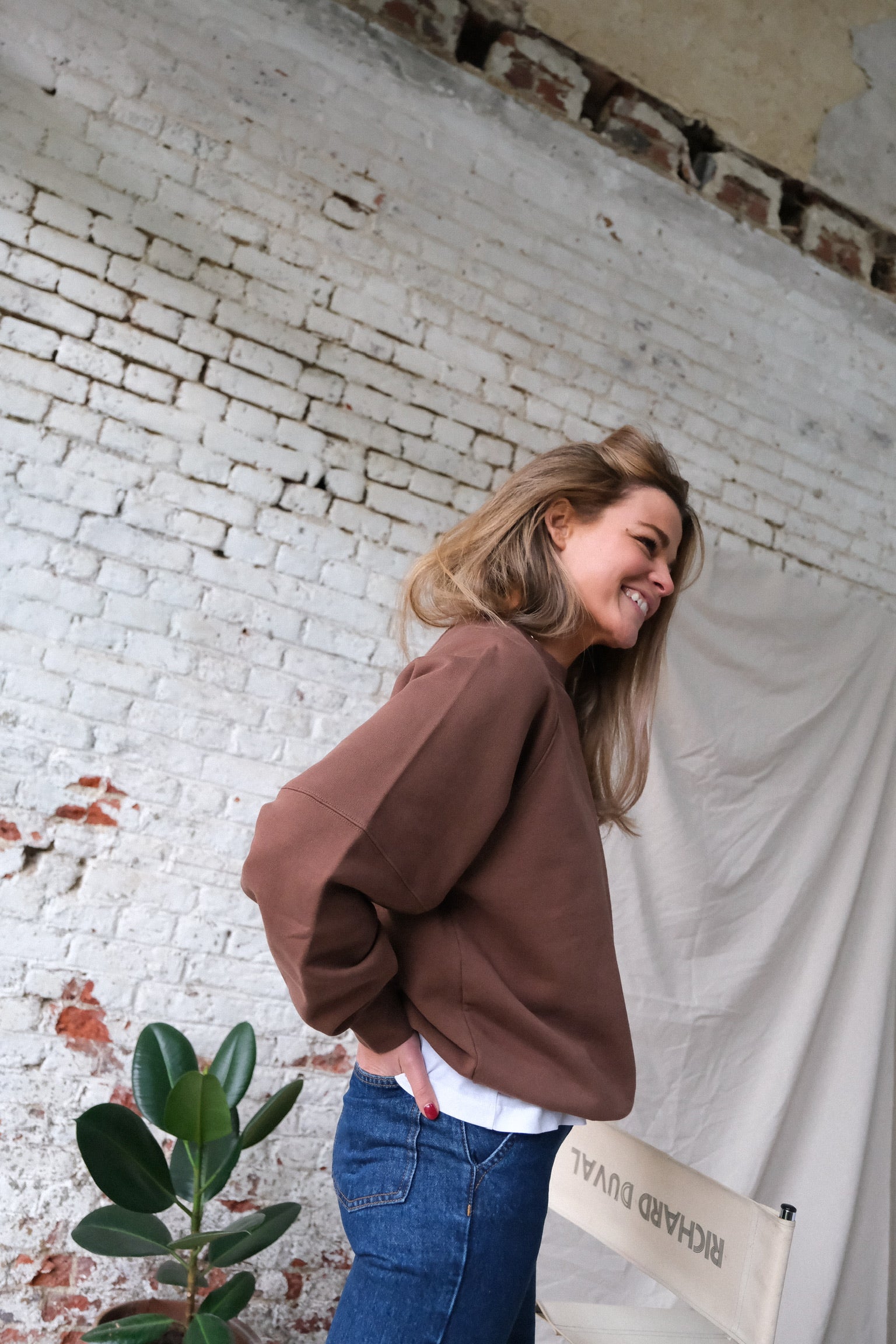 Sweat JOSEPH chocolat