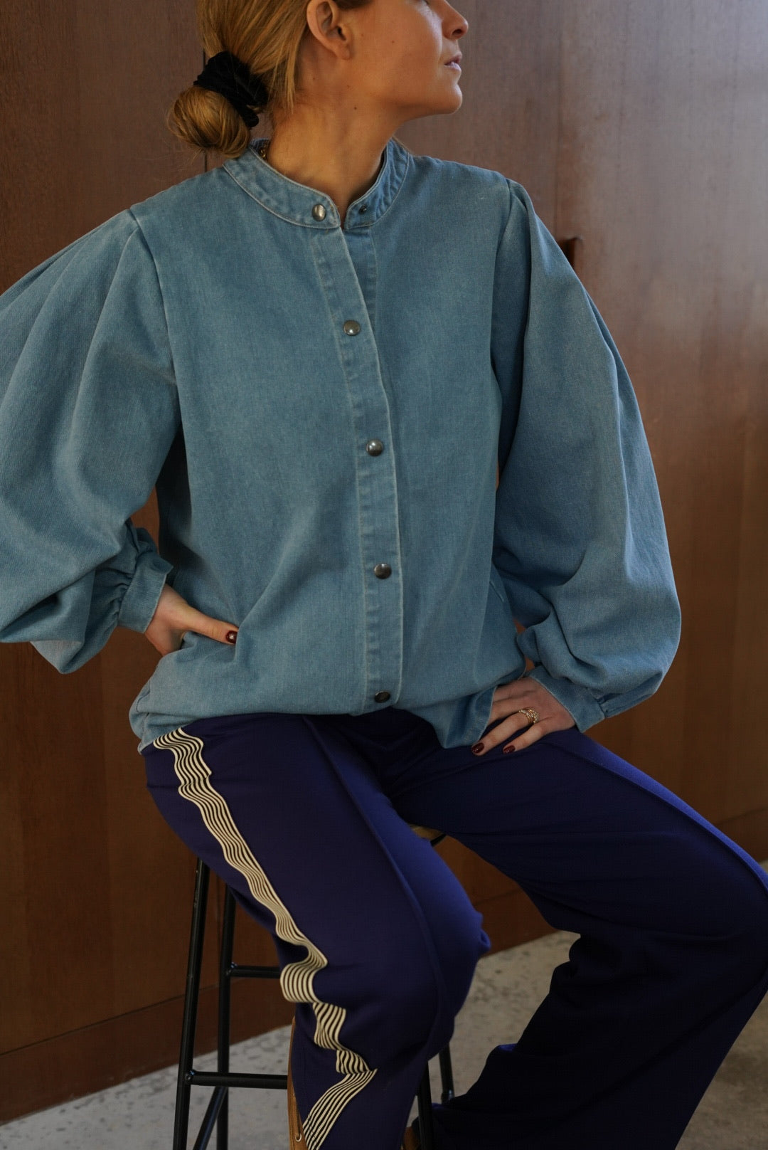 Pantalon Edgar marine