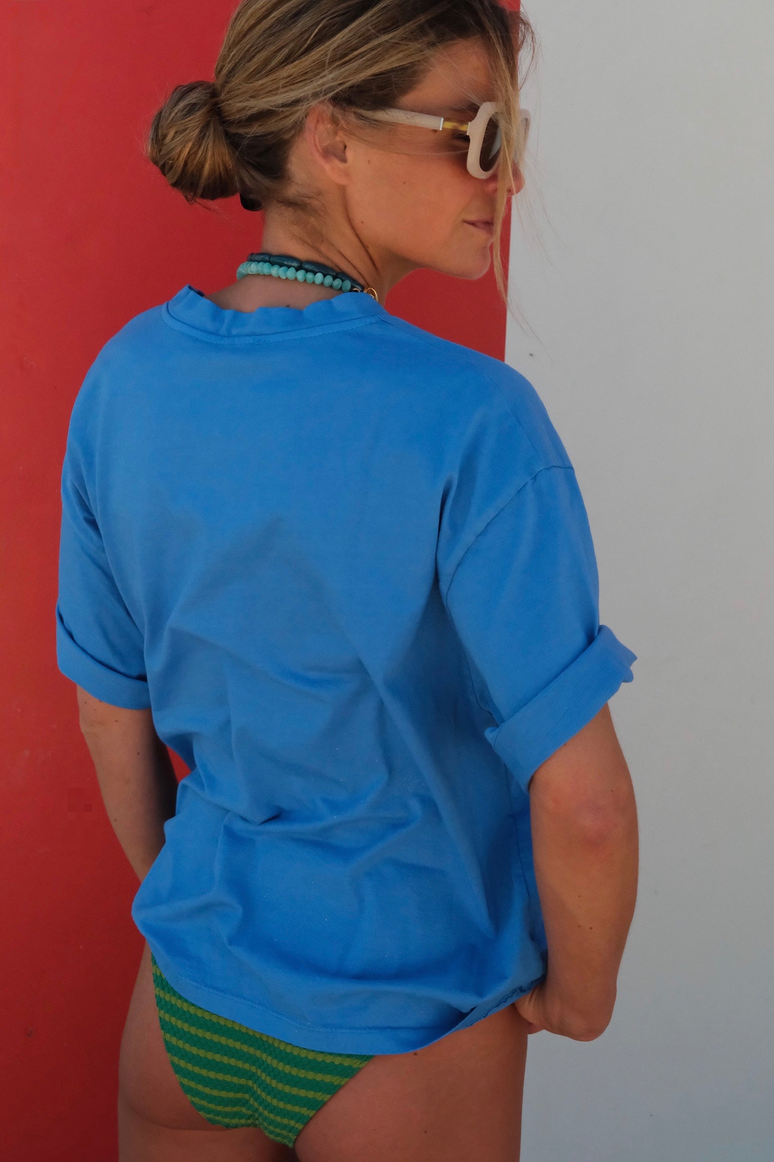 Achille royal blue T-shirt