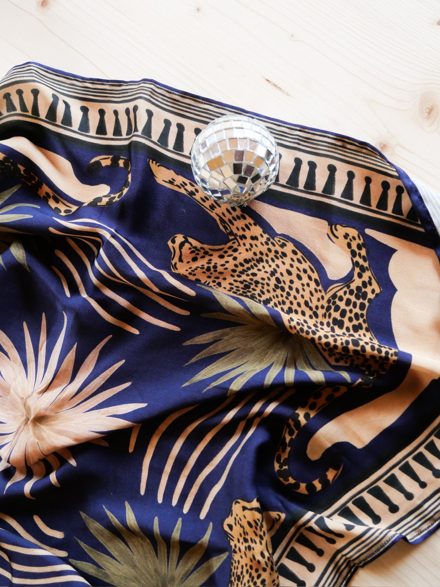 Foulard GEORGIA motif marine