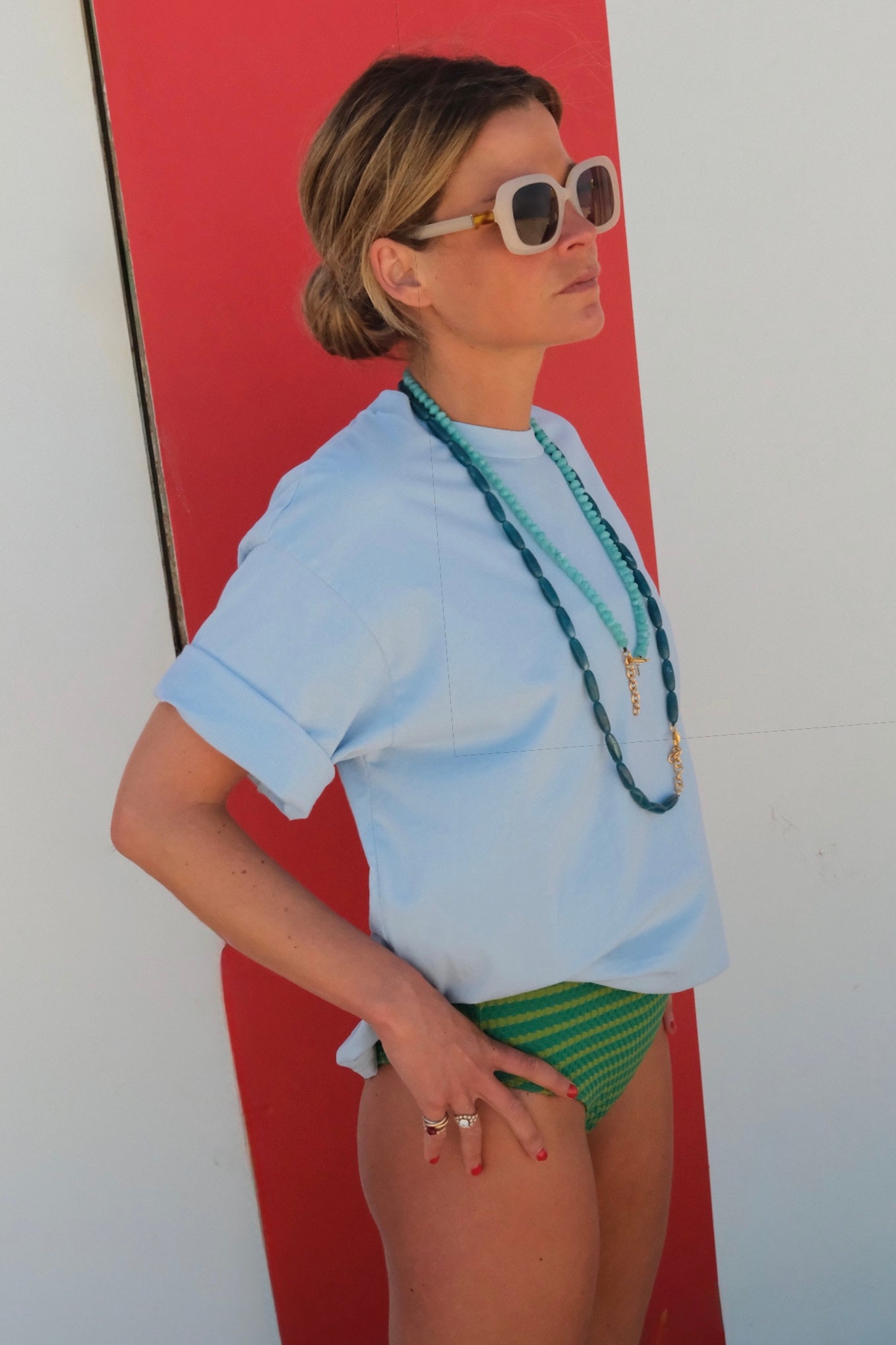 Achille sky blue T-shirt