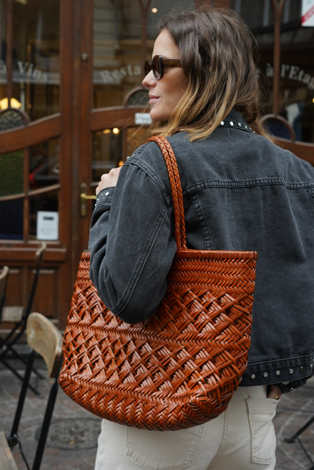 Veste Thelma denim noir