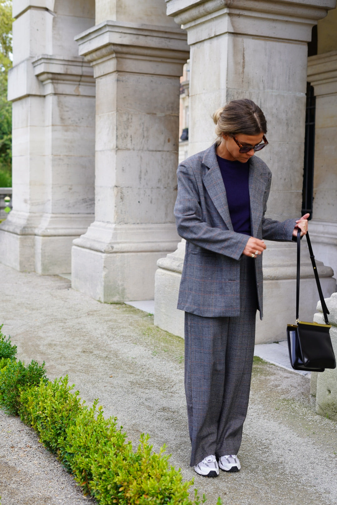 Blazer Rémi carreaux gris