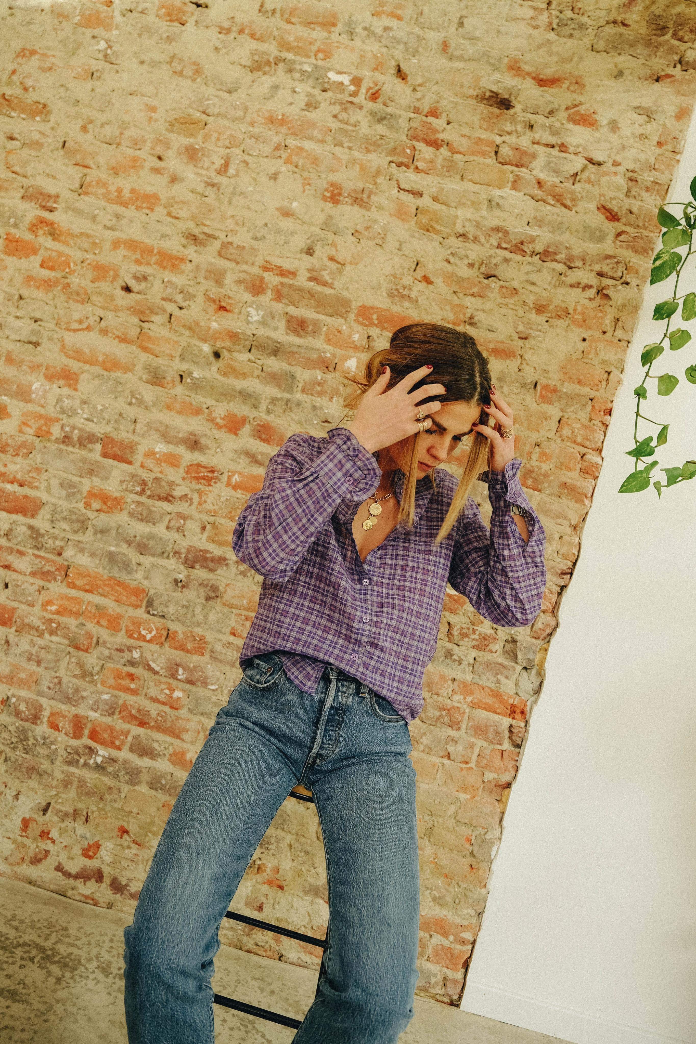 Blouse MAHAUT violet