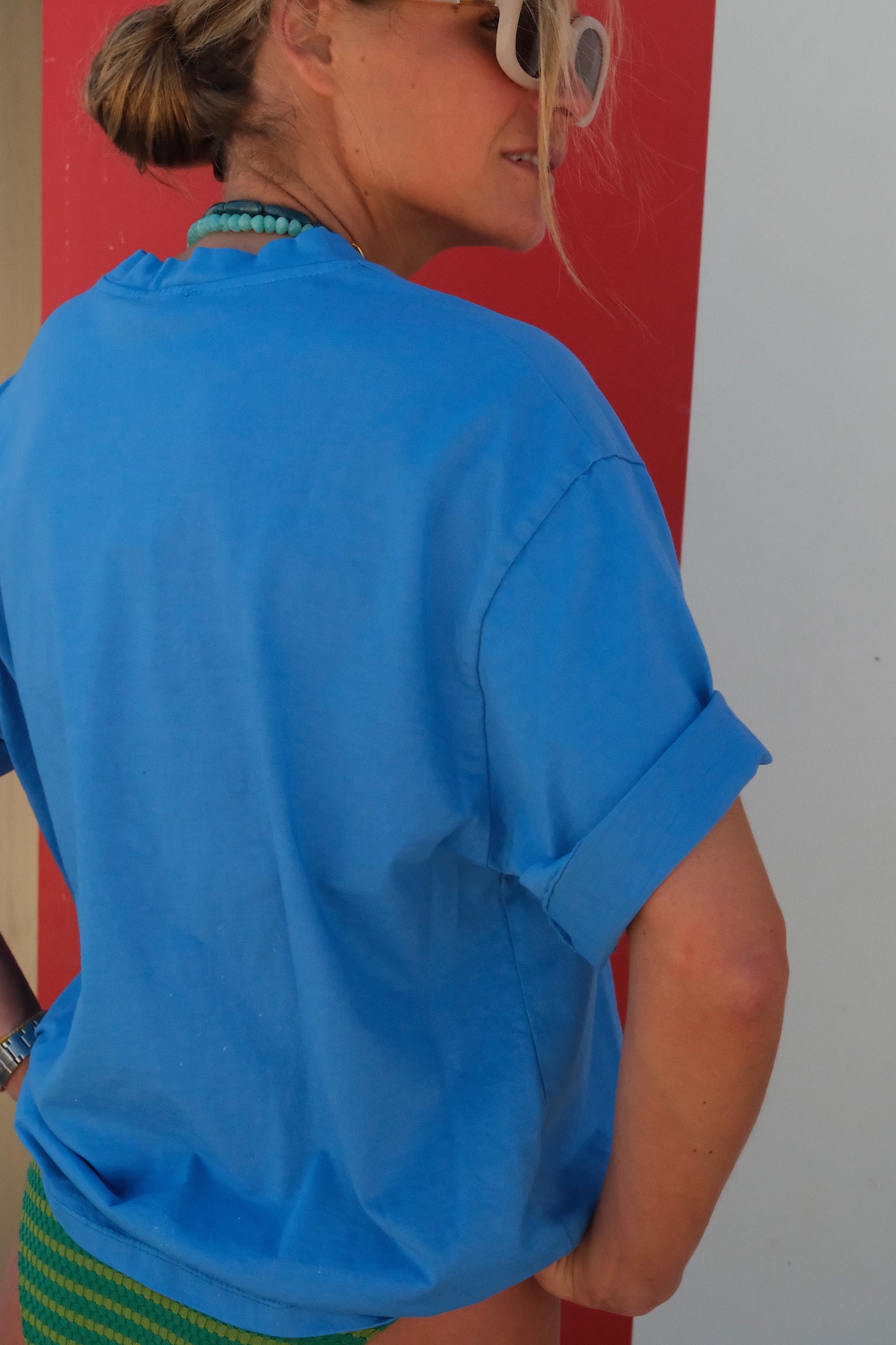 Achille royal blue T-shirt