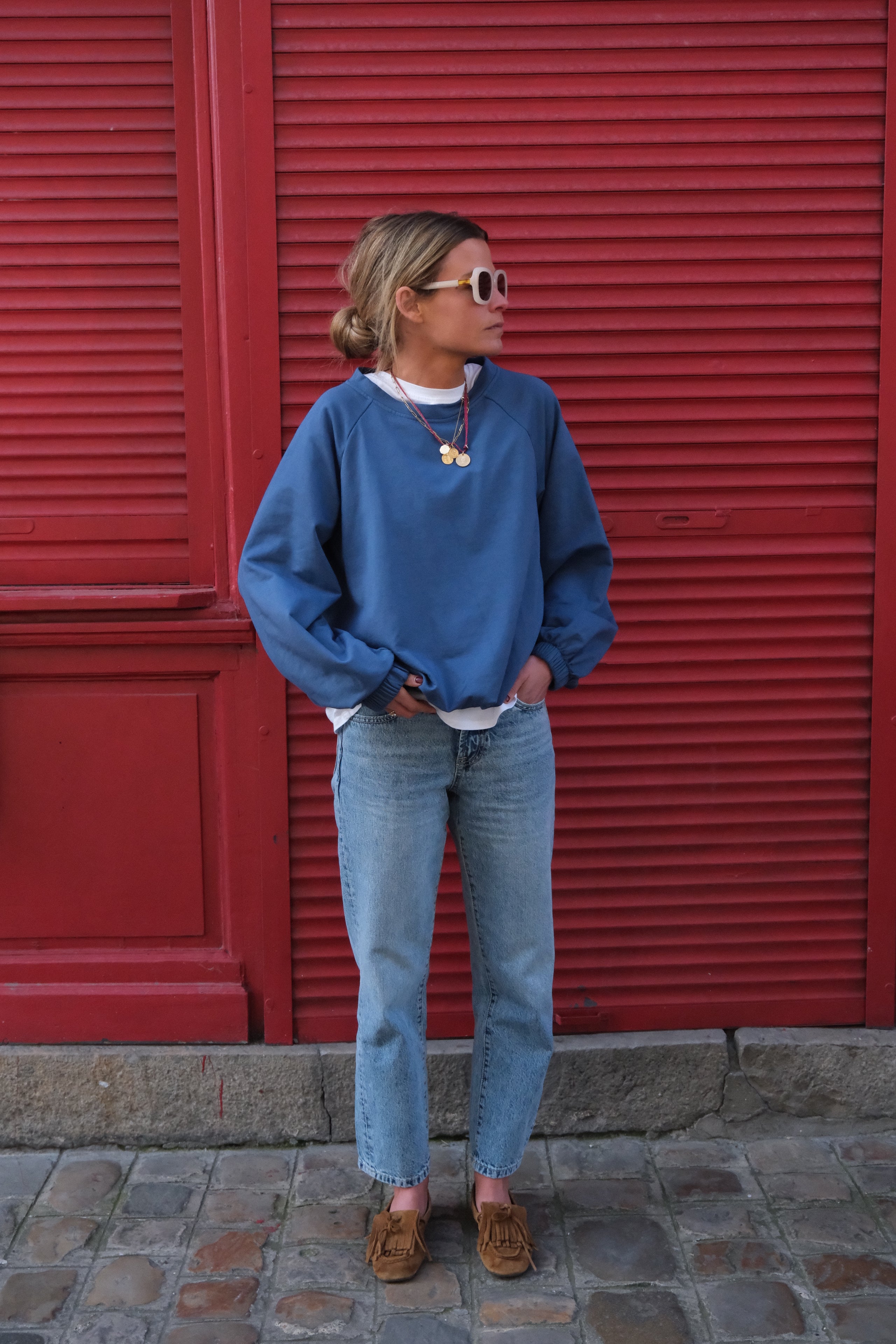 Arthus blue sweatshirt