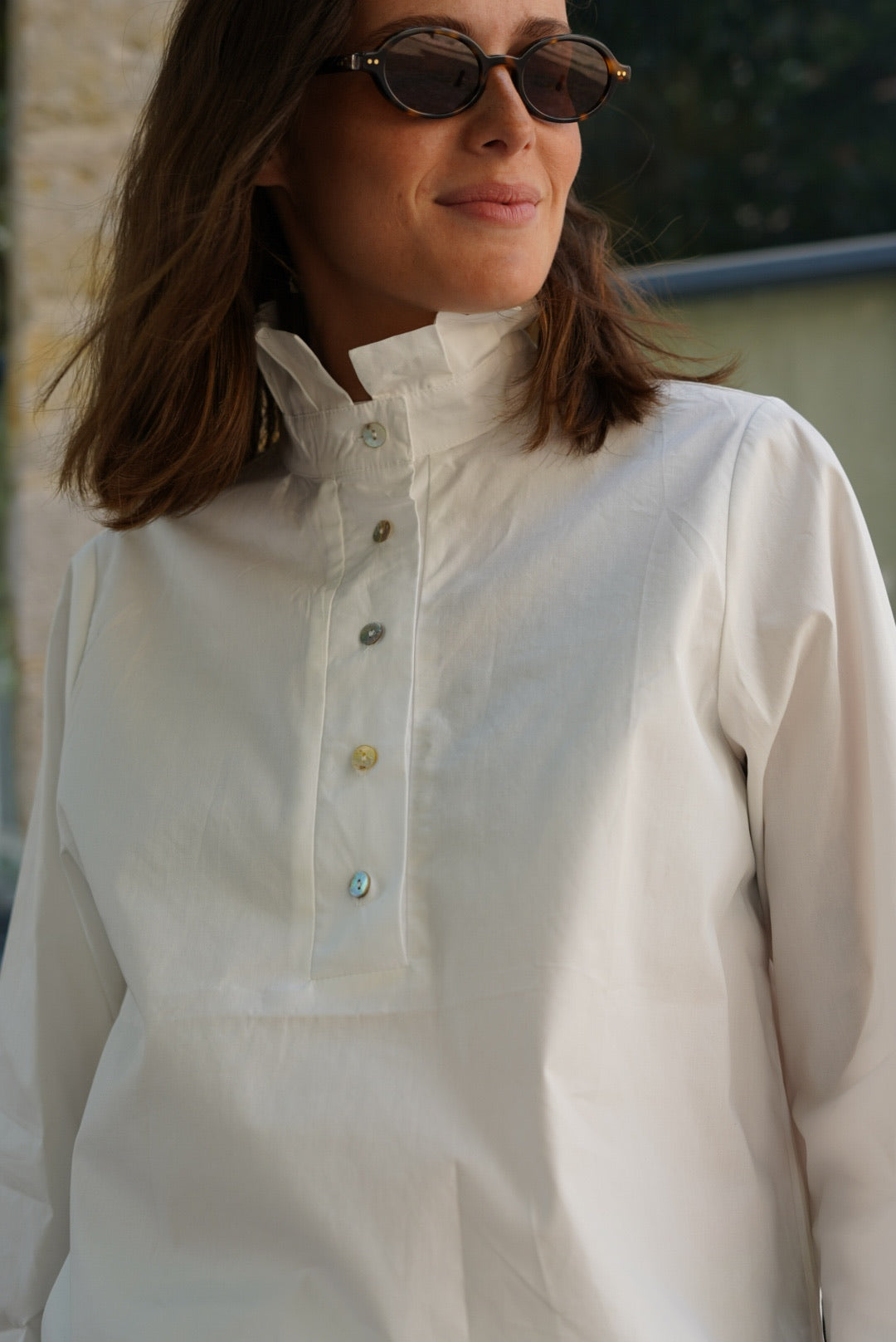 Blouse Victoire blanc