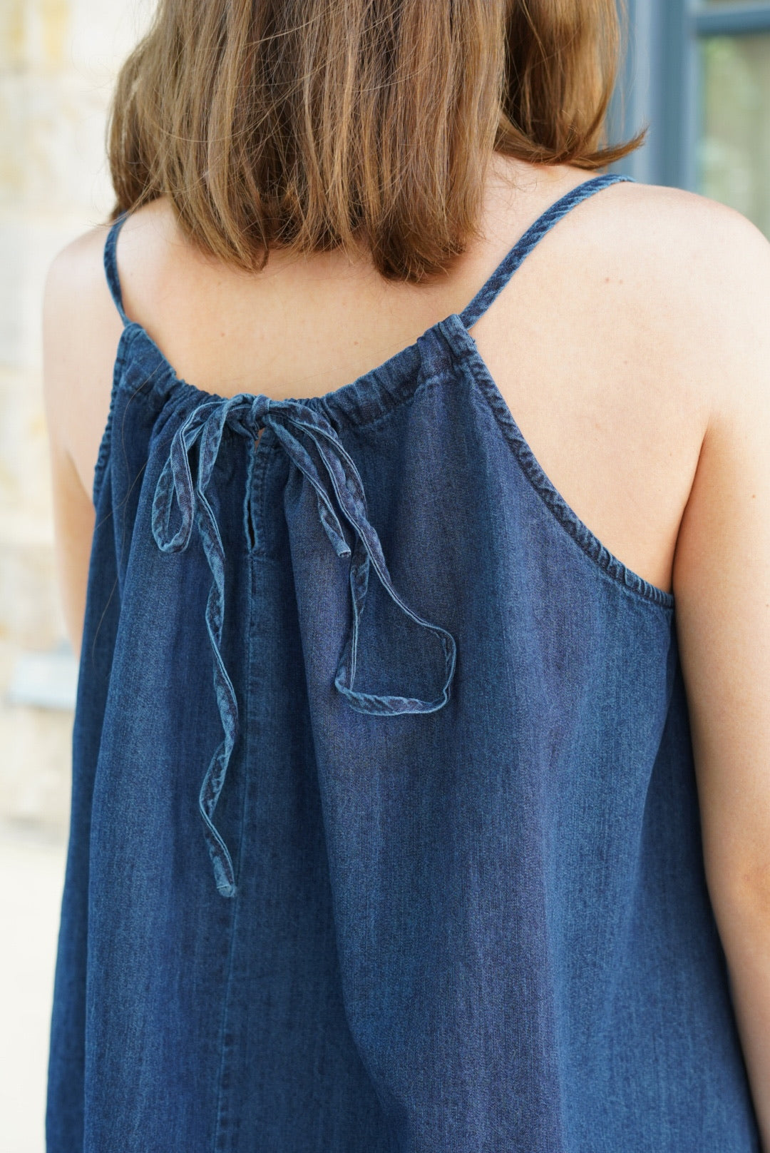 Top Albert denim foncé