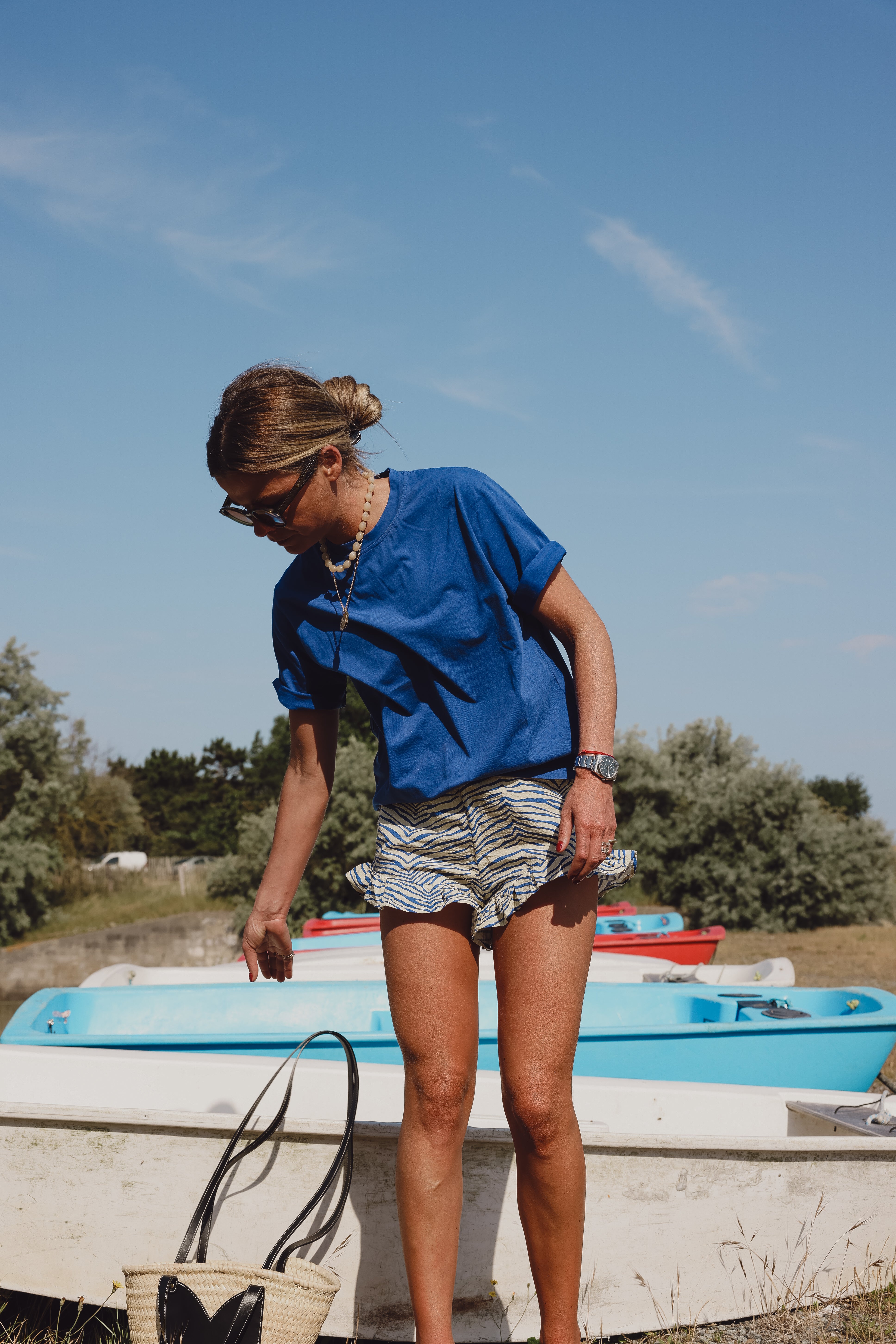 T-shirt FLORENT bleu roi