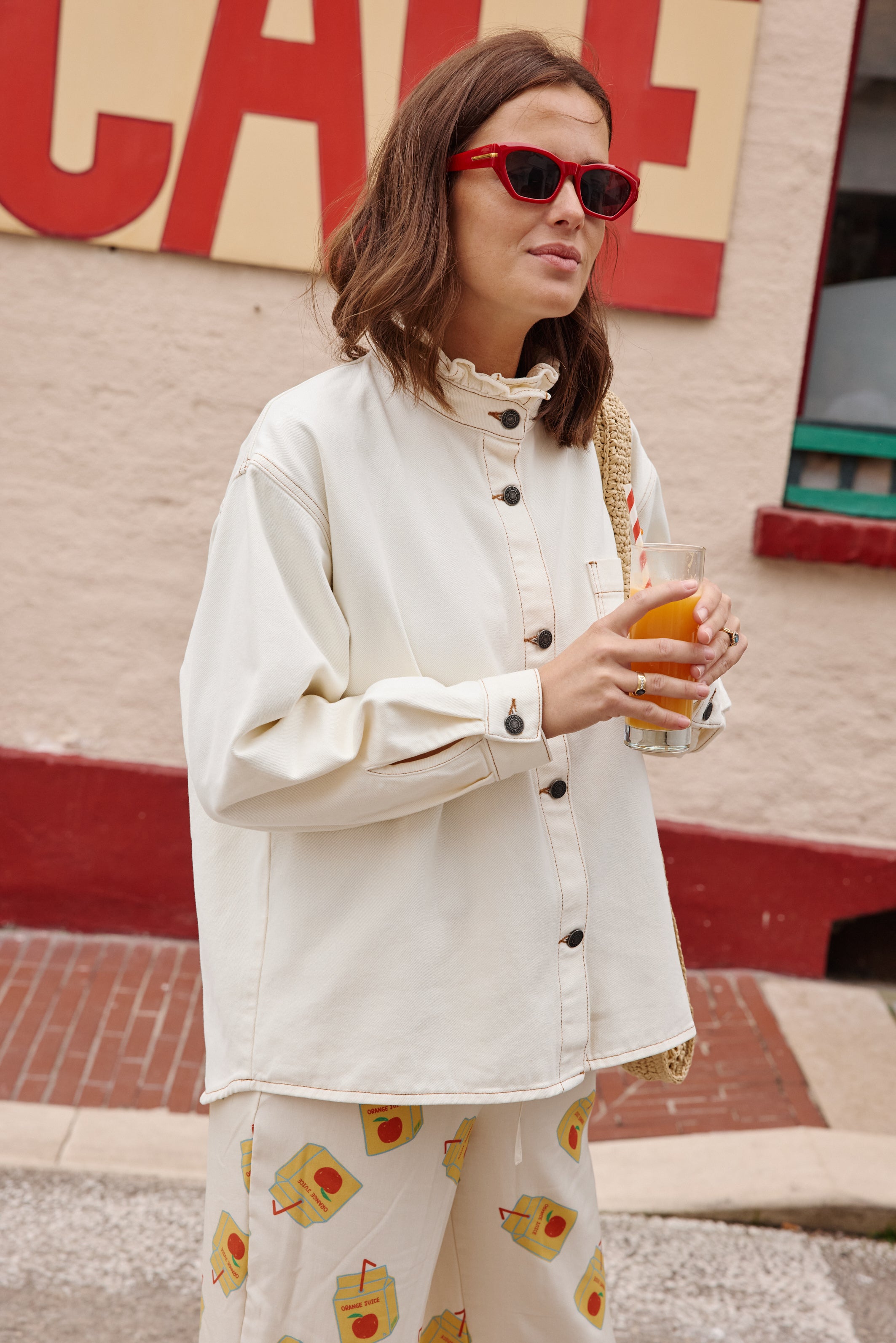 Surchemise LOU denim écru