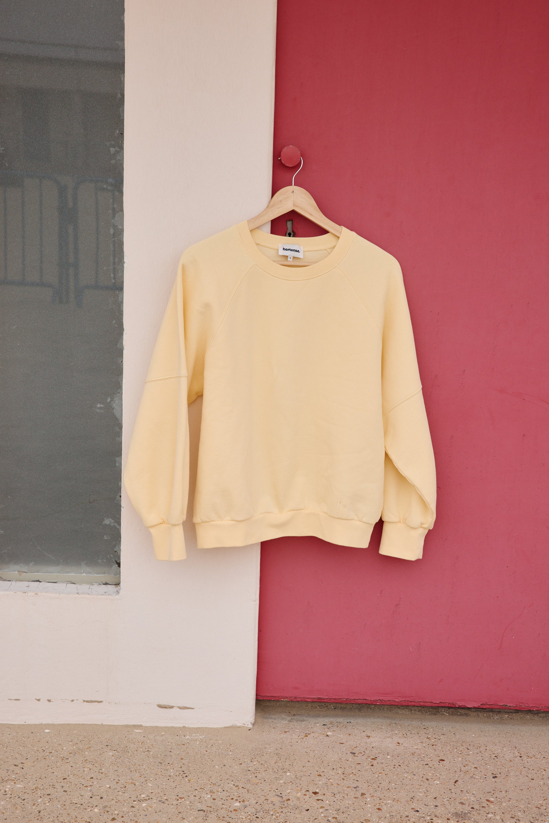 Sweat JOSEPH jaune citron