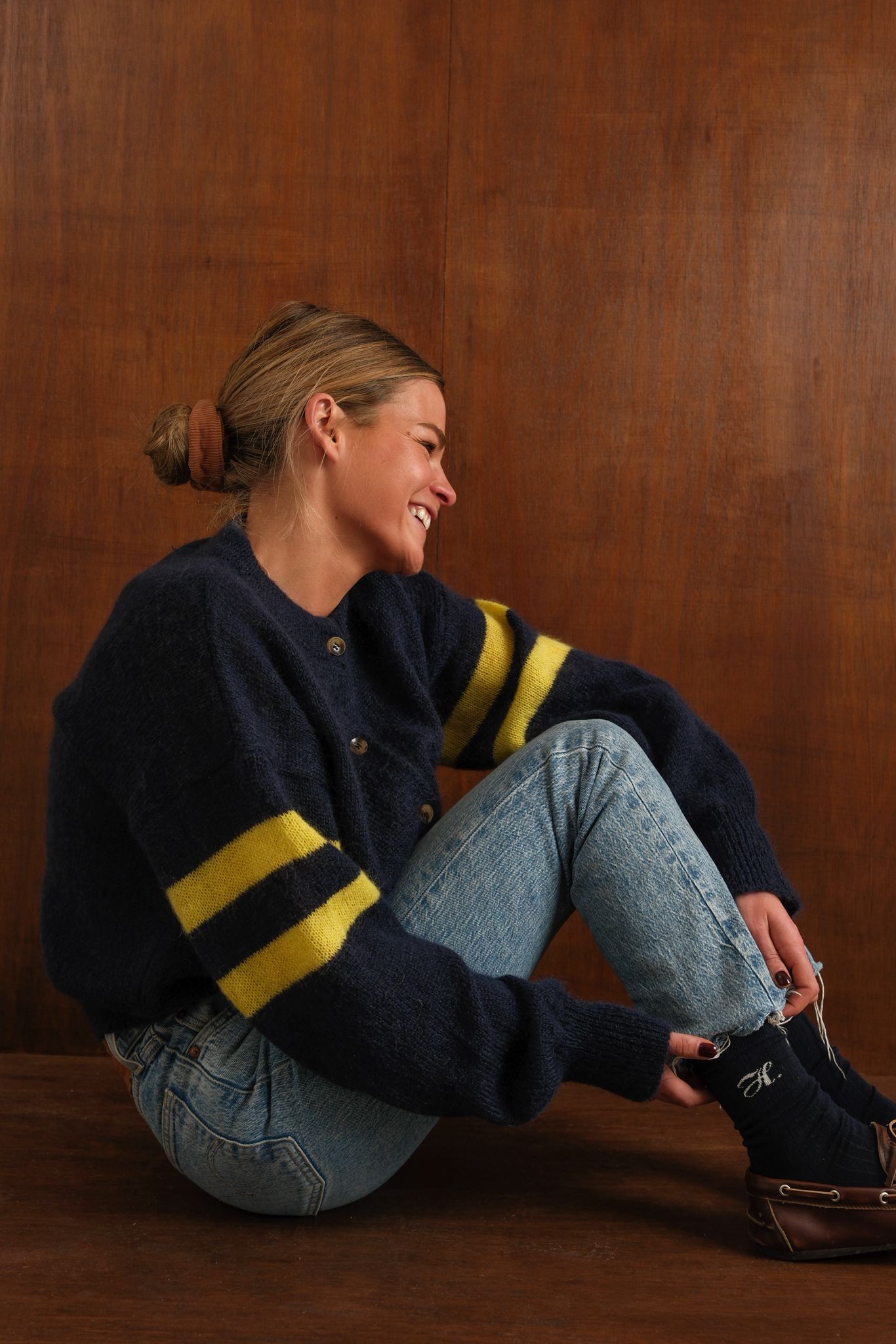 Gilet LEAH marine/jaune