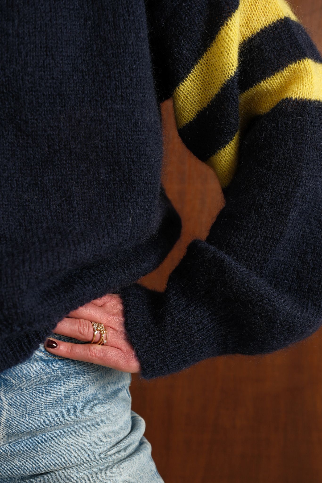 Gilet LEAH marine/jaune