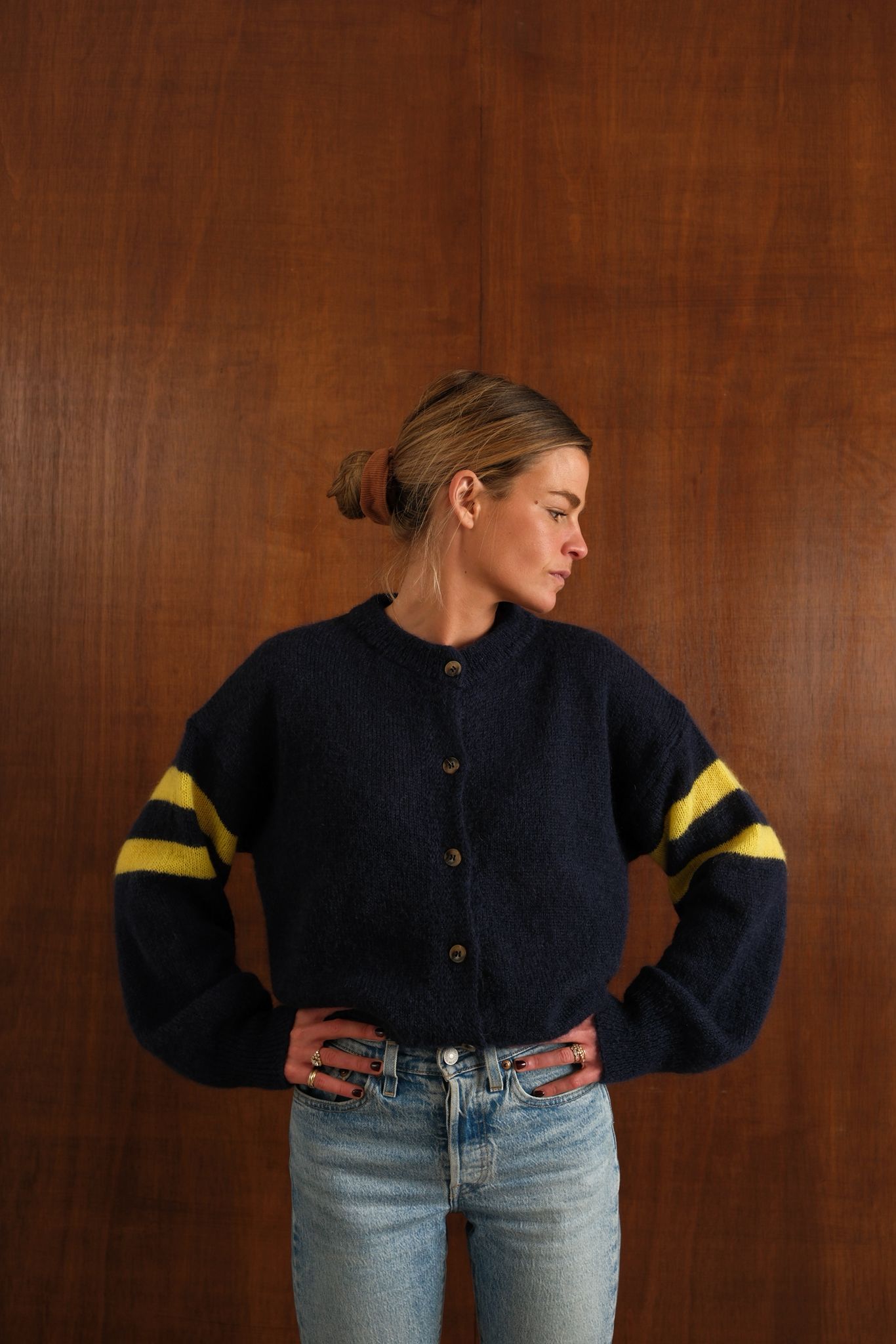 Gilet LEAH marine/jaune