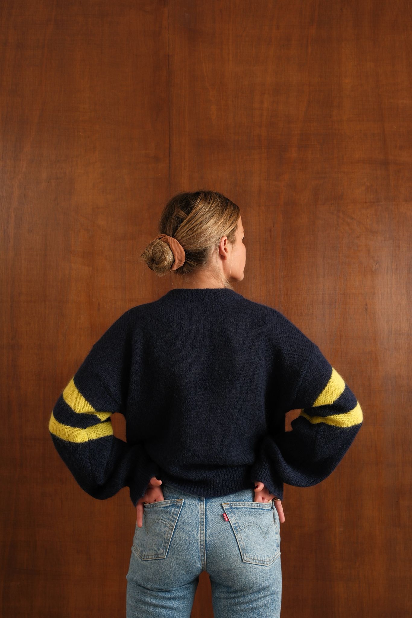 Gilet LEAH marine/jaune