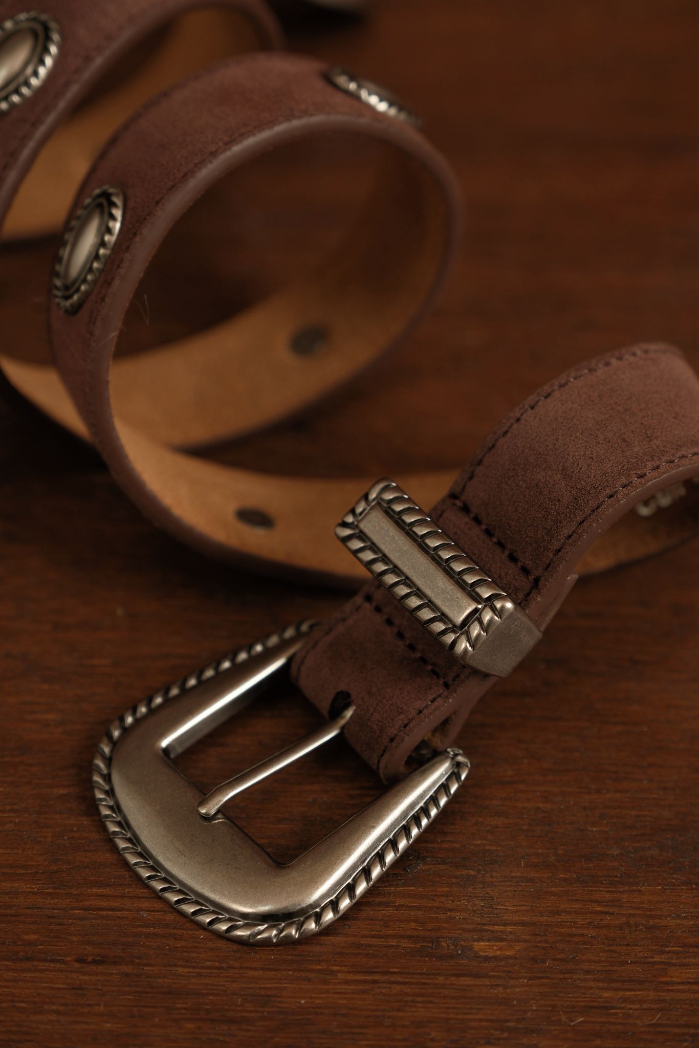 Ceinture daim marron