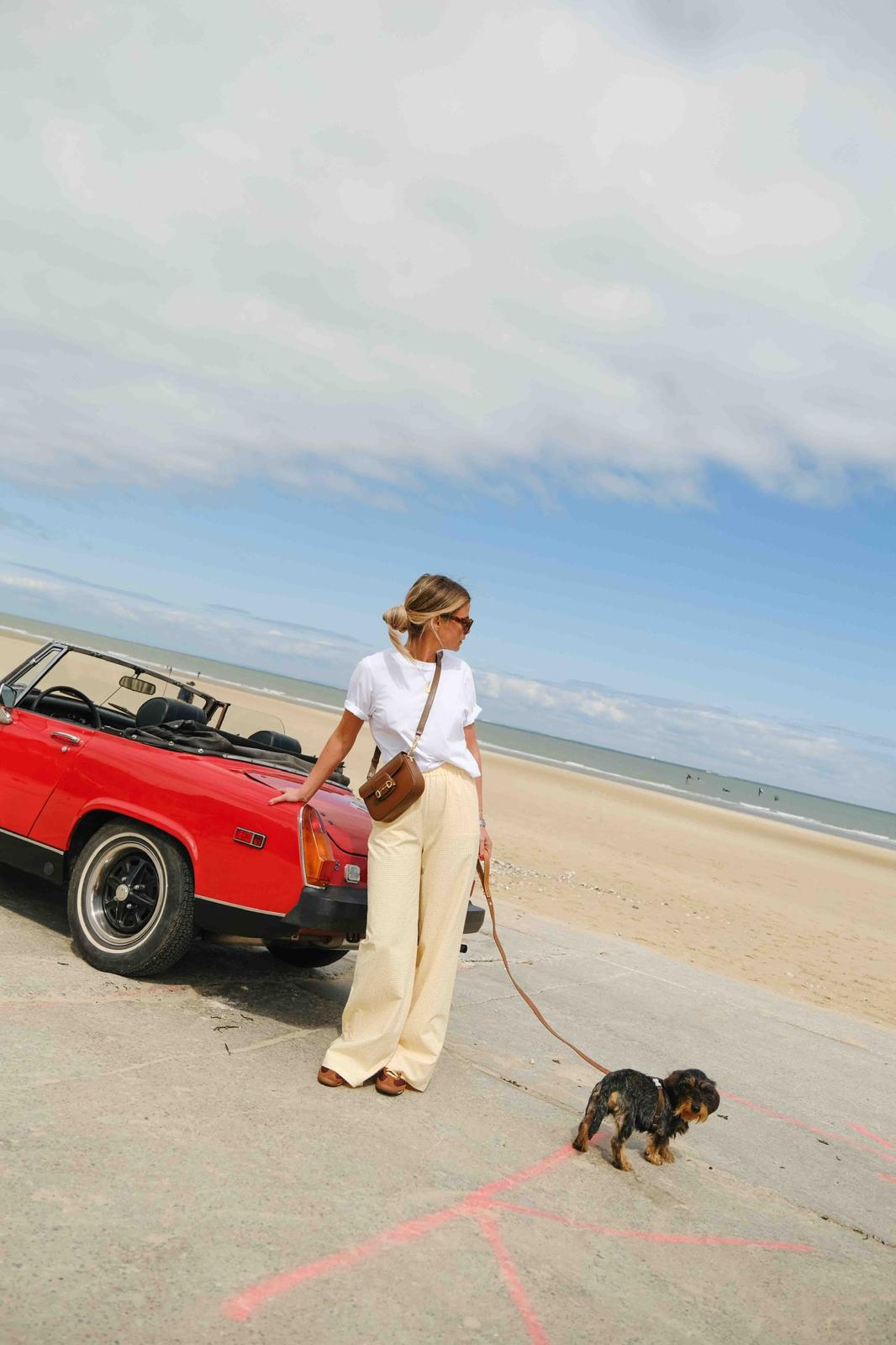 Pantalon ARTHUR vichy jaune