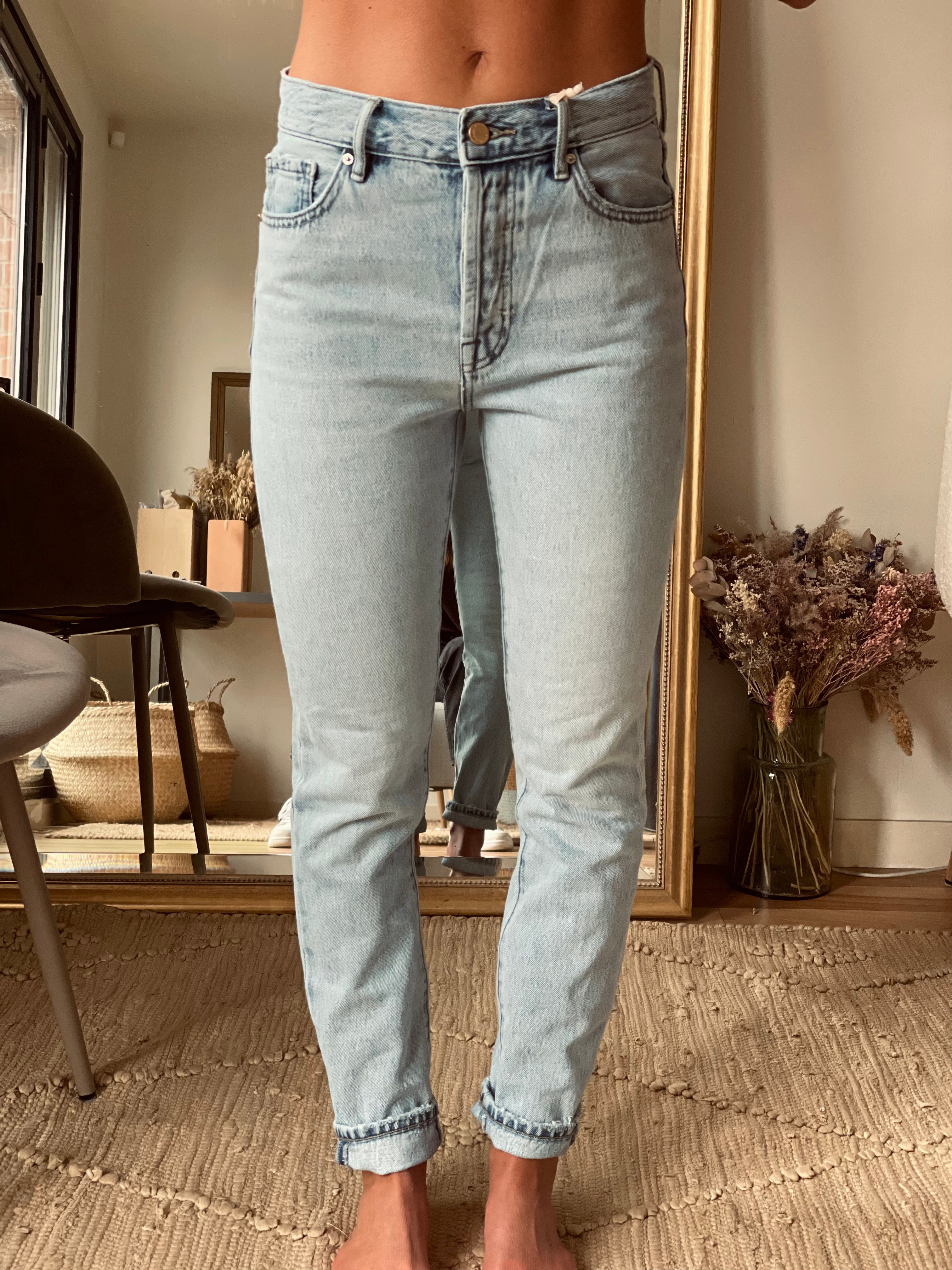 Jane light 2024 wash jeans brandy