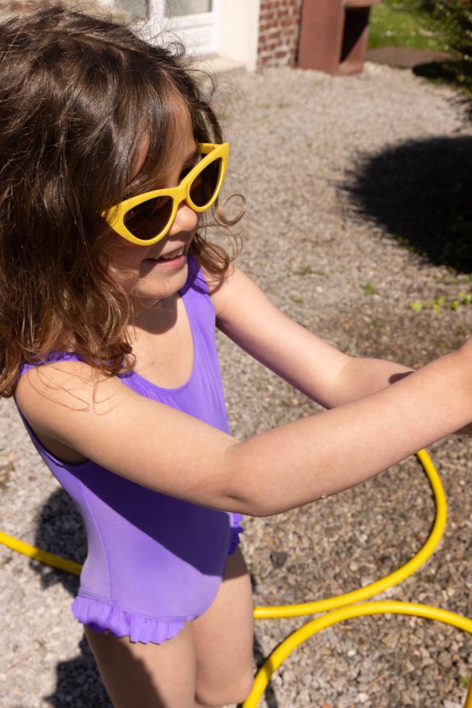 Maillot de bain enfant Lexy violet électrique